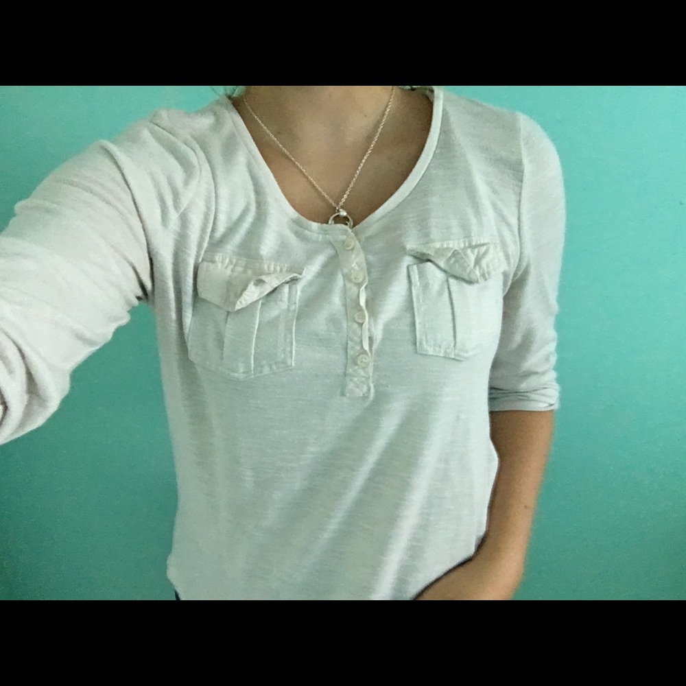 White long sleeve shirt